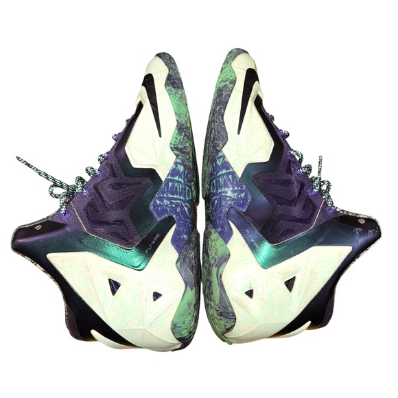 Nike LeBron 11 Mens 10 Pre-Owned Premium ASG Nola Gumbo 647780-735 Shoes Sneaker - Picture 10 of 14